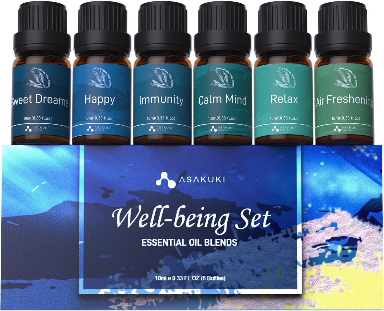 ASAKUKI Essential Oil Blends Set for Diffusers Review