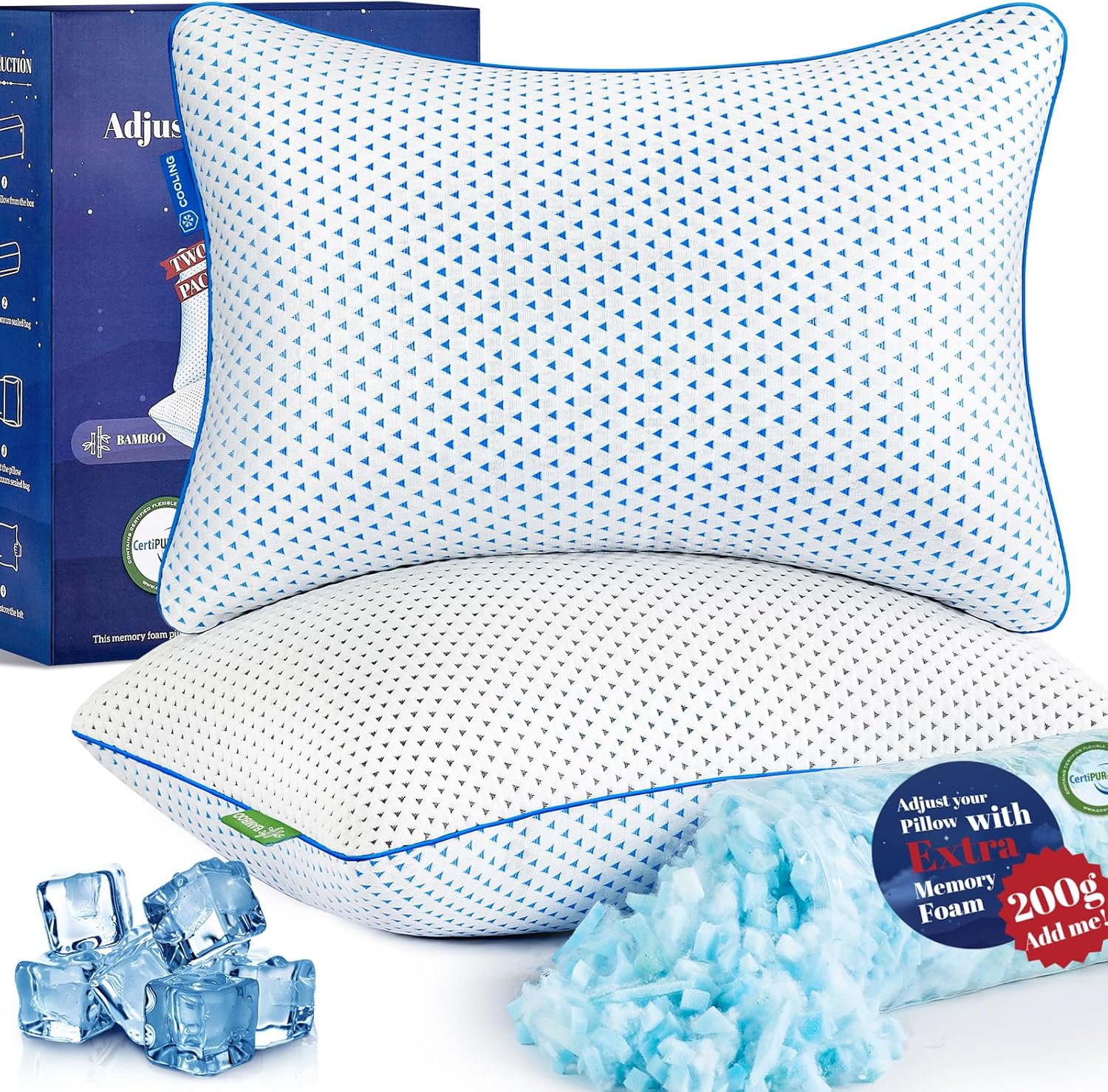 Cooling Gel Memory Foam Pillows Review