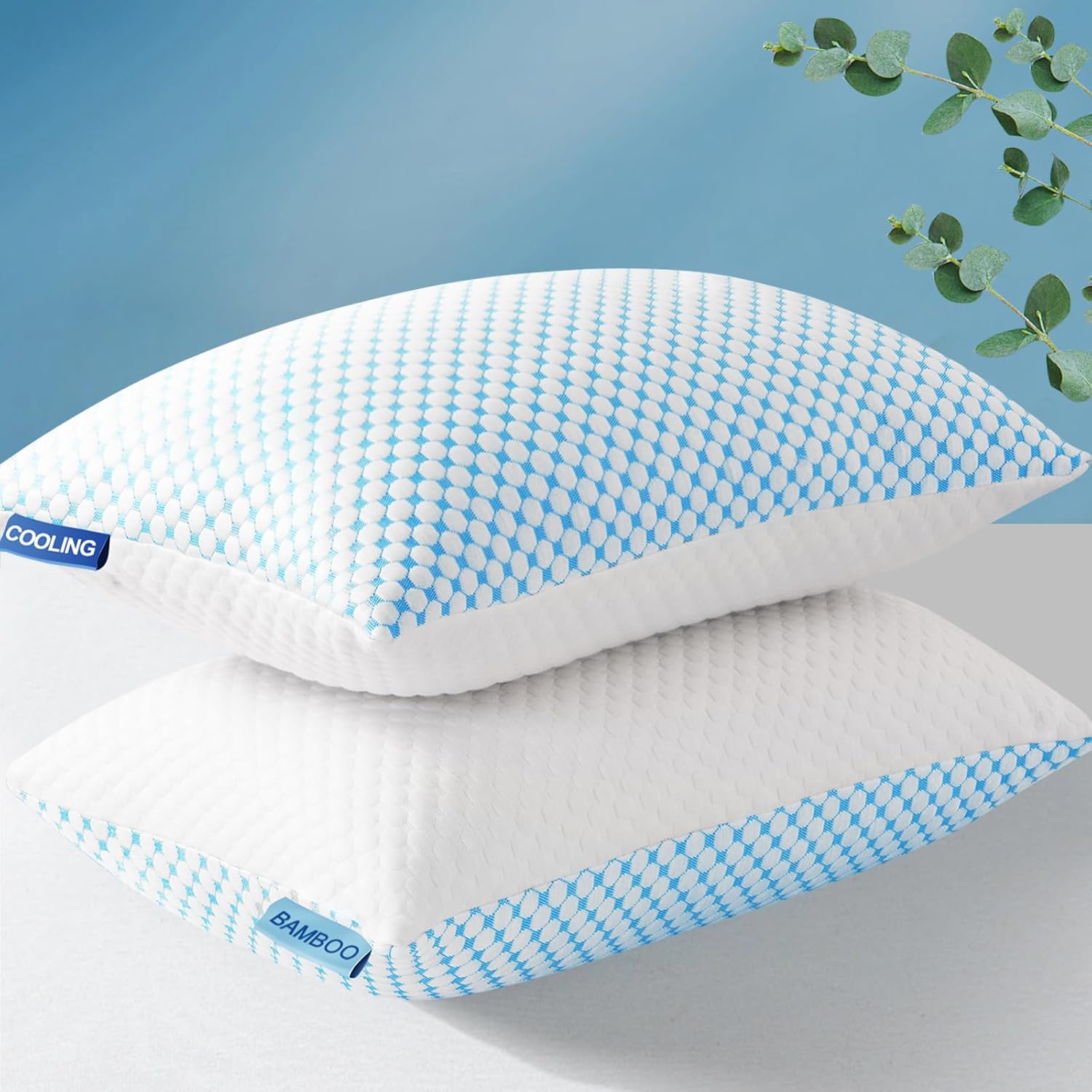 EASELAND Firm Pillow Shredded Memory Foam Review