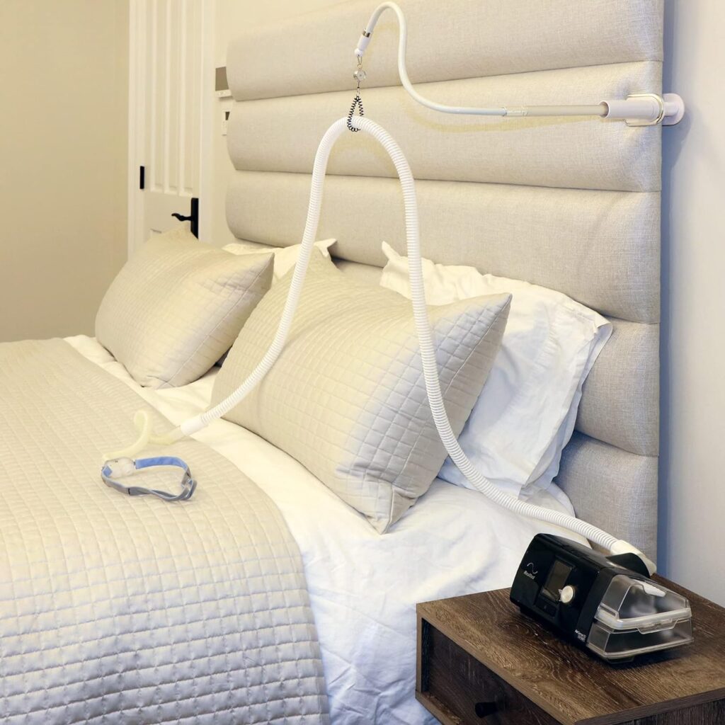 Best in Rest - CPAP Hose Lift and Hose Support! No Assembly Required! Flexible to fit into Any Space!