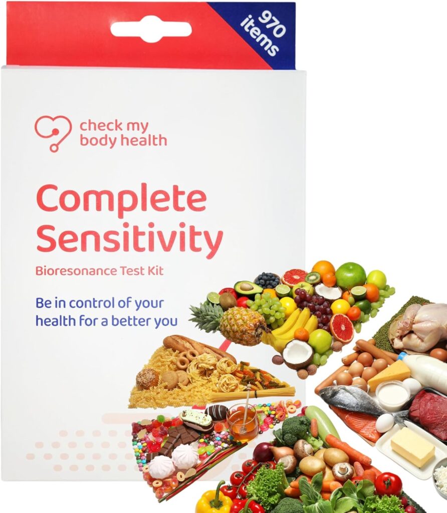 Check My Body Health | Complete Food Sensitivity Test | Check for 970 Different Intolerances | Easy to Use Home Hair Strand Testing Kit  Intolerance Screening for Adults | Results in 5 Days