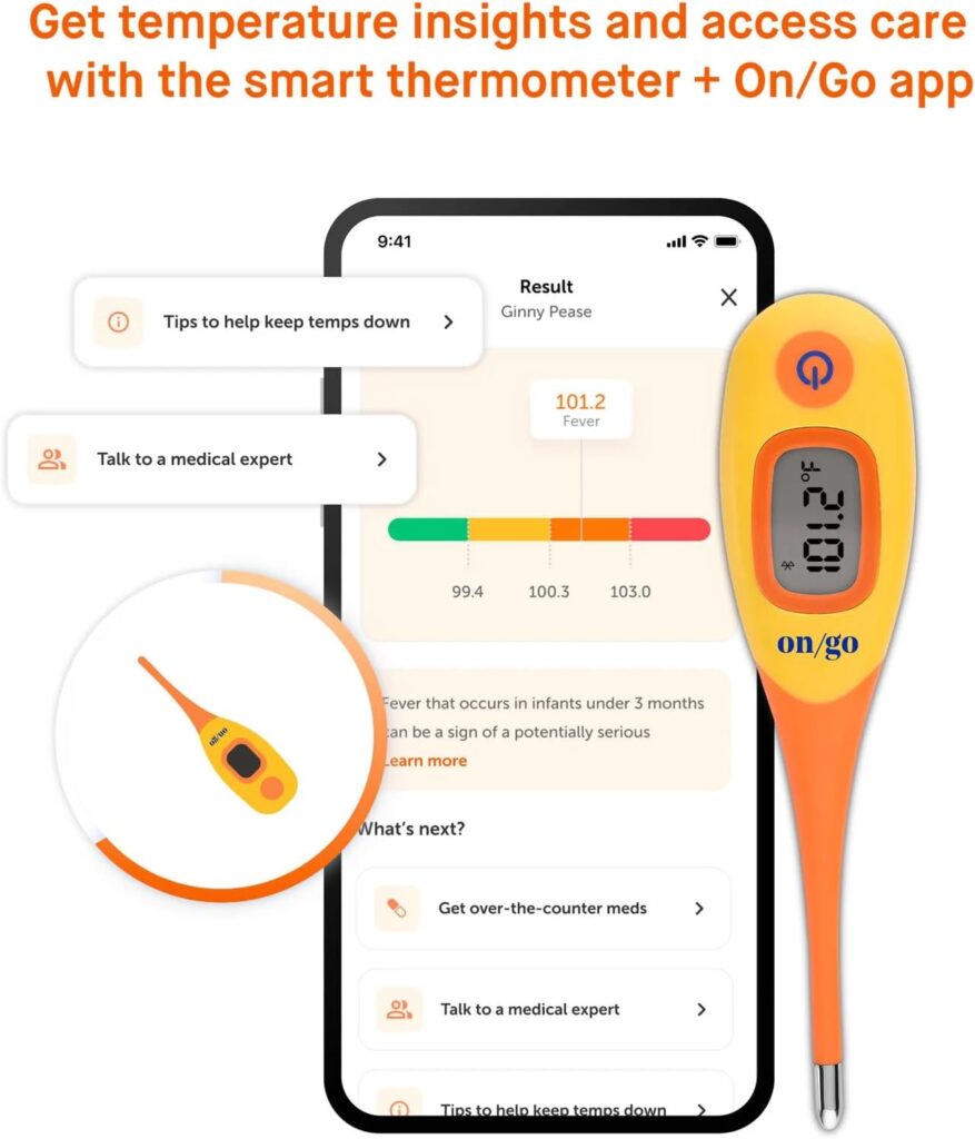 Sniffles™ Cold and flu, First aid for colds, RSV, flu; Included Doctor Care, Connected Thermometer, rx to Your Home. Efective for Testing JN.1