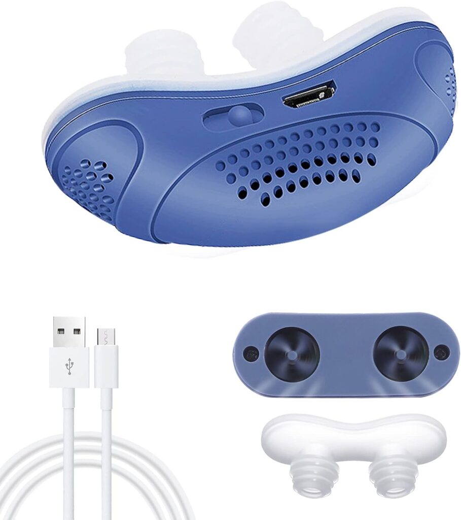 Anti Snoring Devices, Snoring Solution, Automatic Dilator Nose Vents Plugs Provide to Stop Snoring, Blue