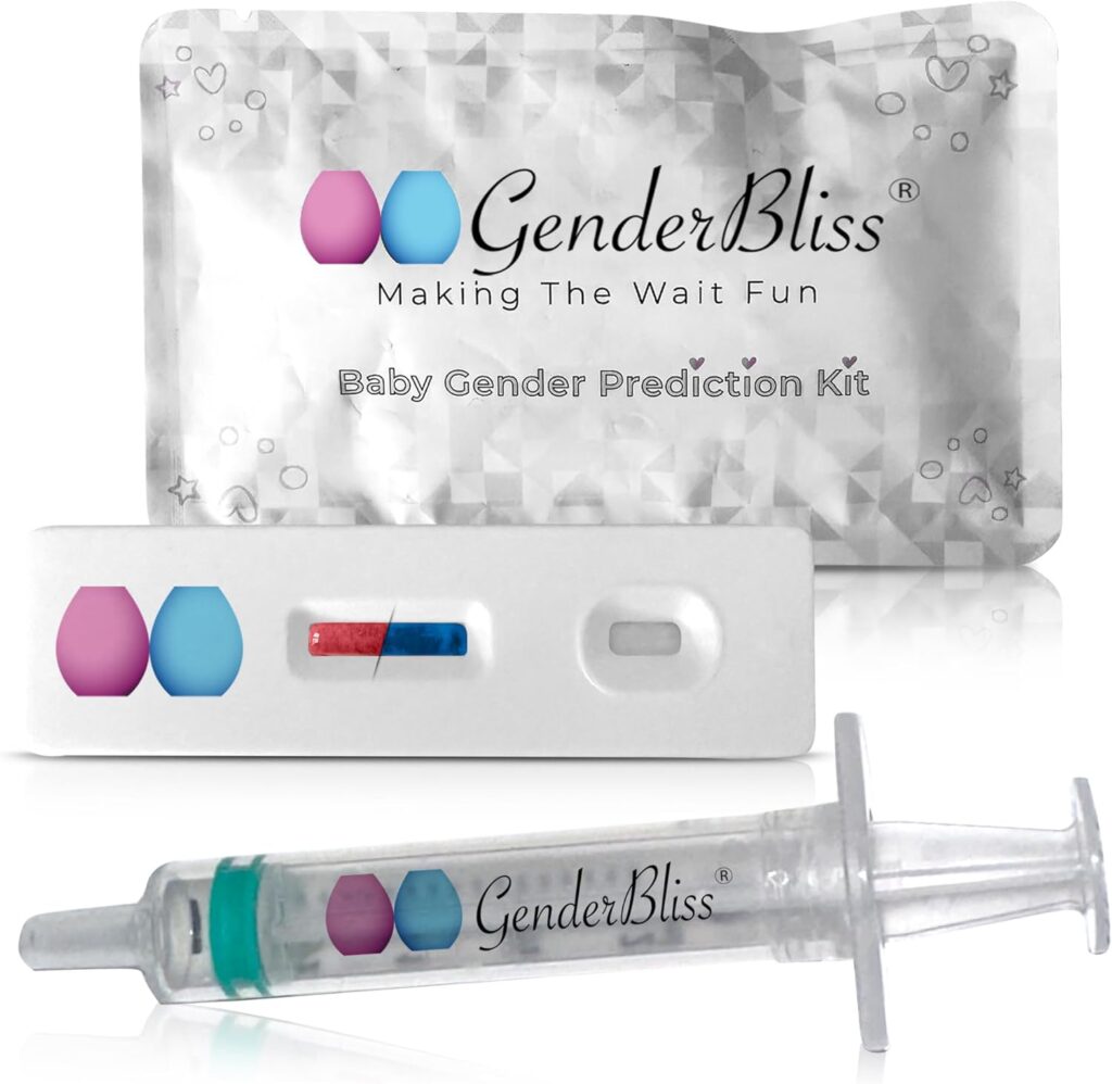 GenderBliss® Gender Prediction Test - Early Pregnancy Kit - Reveal if Your Baby is a boy or Girl from 8 Weeks - Instant Results