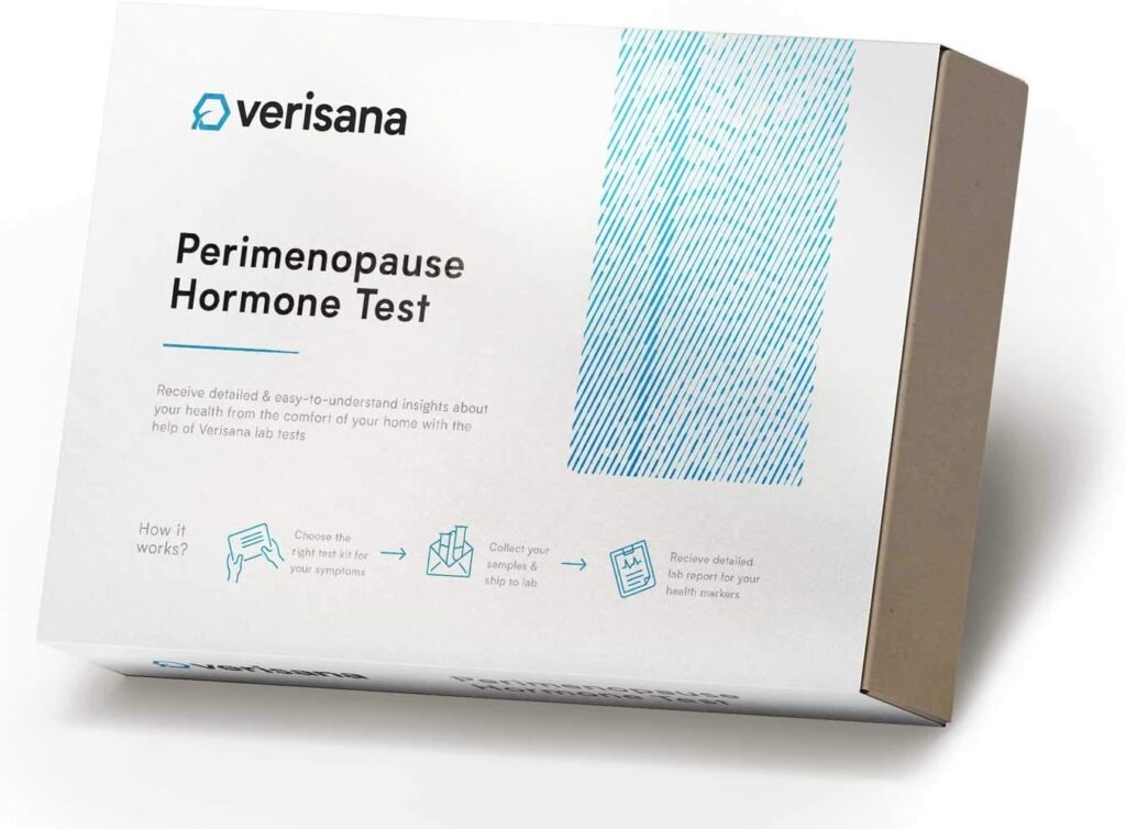 Perimenopause Test – at-Home Testing Kit for Women – Measure Estradiol, LH  FSH Levels – Analysis by CLIA-Certified Lab – Verisana