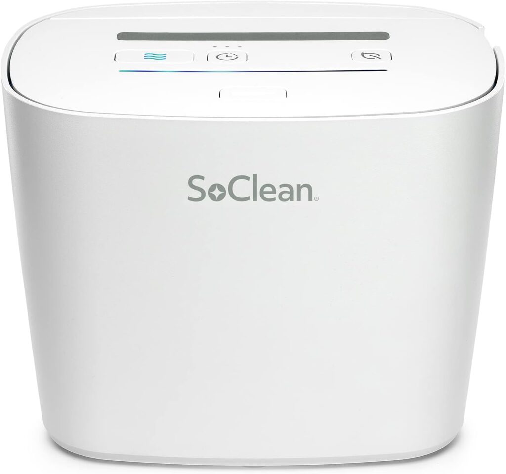 SoClean 3 | One-Touch Sleep Equipment Maintenance | Fast, Effective, Easy-to-Use, and Time-Saving Operation | 100% Waterless | No Fuss, No Mess, No Worry