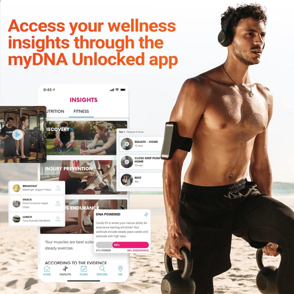 DNA Ancestry Test Kit with Nutrition and Fitness Insights, Family Finder + myDNA Wellness DNA Test, at-Home Test Kit for Convenient DNA Sampling, Expertly Processed, FamilyTreeDNA