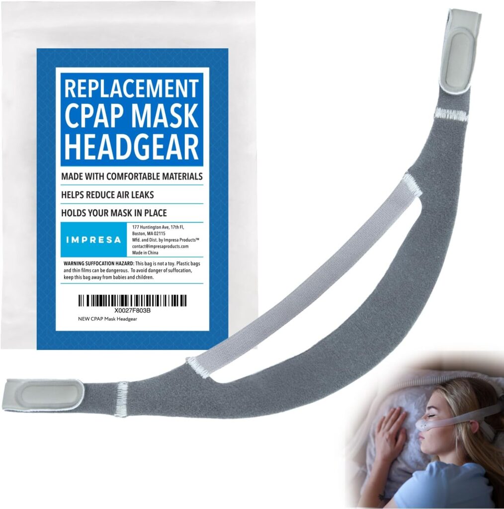 Impresa Replacement Headgear Strap for Nasal DreamWear, for Respironics, for AirFit N30i CPAP Masks - Adjustable  Easy-to-Use, Secure Fit - Soft, Stretchy Material - Reduces Air Leaks