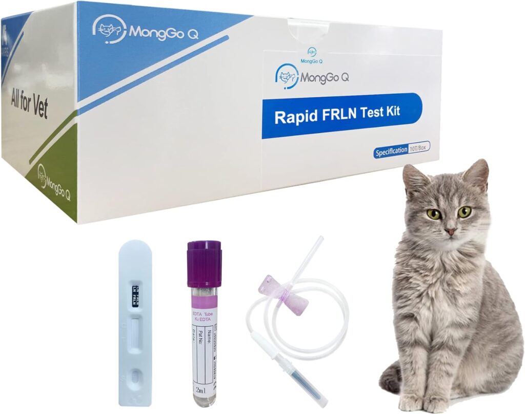 MONGGO Q Cat Pregnancy Test 10PCS, Feline RLN Early Pregnancy Test Kit, Simple Operation for Early Pregnancy Detection Yourself at Home,One-time Use Pet Pregnancy Test Complete Tool Kit