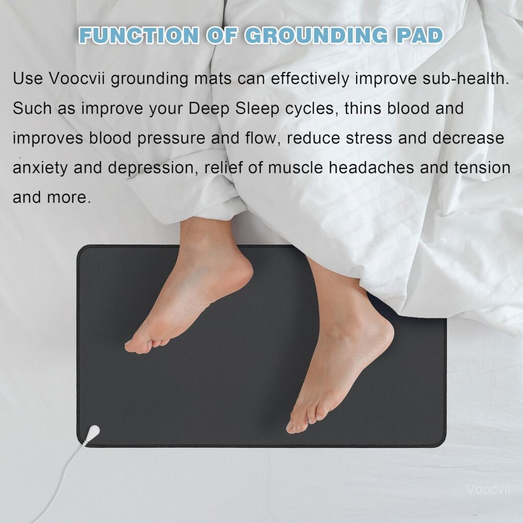 Grounding Mat, Mat Improves Sleep, Reduces Inflammation, Pain, and Anxiety (23.6x13)