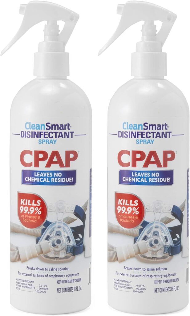 CleanSmart CPAP Disinfectant Spray to Go, 2 oz Travel Bottle, (Pack of 3)